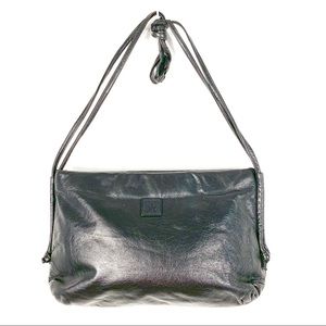 Vintage 80’s Ann Klein Calderon Black Leather Bag.